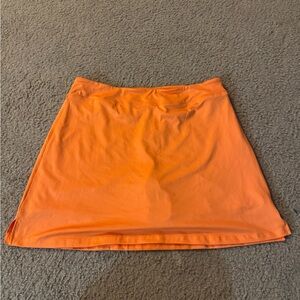 Vibrant Orange A-Line Skirt